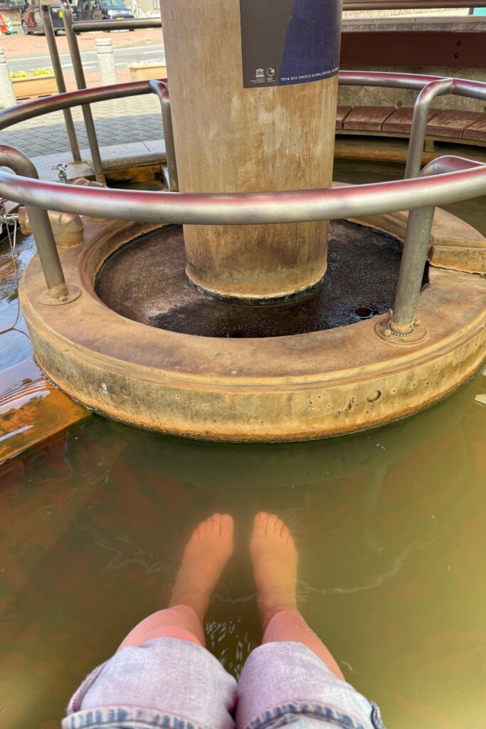 Lake Toya foot spa